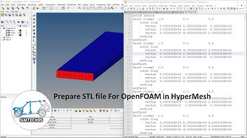 CFD Mesh in Hypermesh 05 - Export STL mesh from HM to OpenFoam