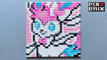Sylveon Pokémon Pixel Art - Pix Brix Instructions