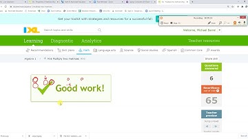 ixl alg1 M.6 Multiply two matrices (v20.12a)