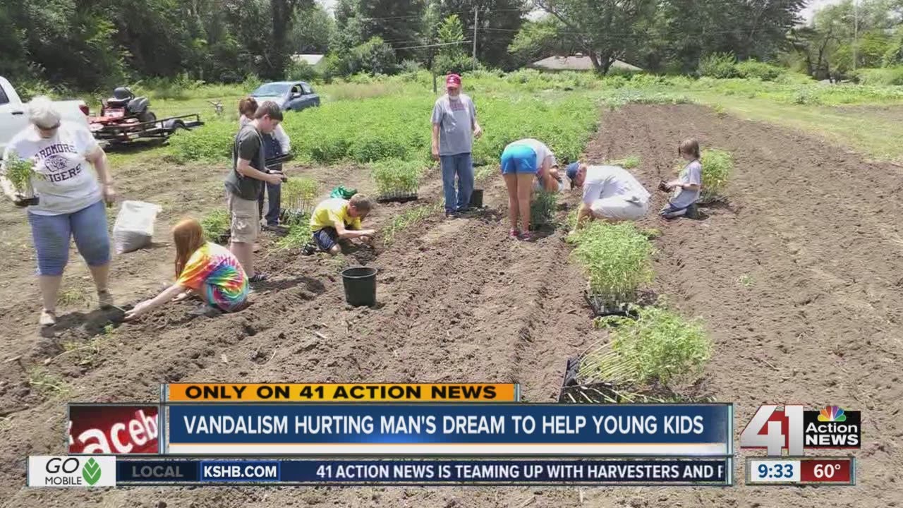 Vandals strike charitable Raytown garden YouTube