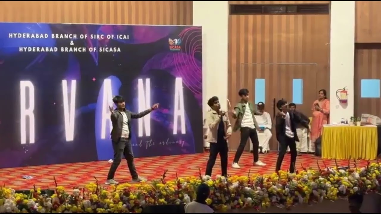 Nirvana/SIRC of ICAI//2026/Hyderabad/shreyas Group Mashup Dance