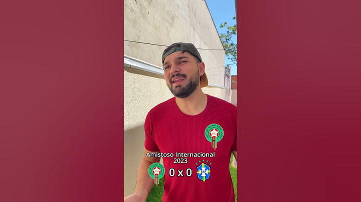 MARROCOS 2 X 1 BRASIL - AMISTOSO INTERNACIONAL 2023