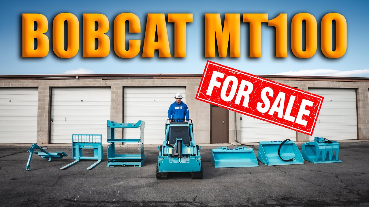 For Sale: 2022 Bobcat MT100 Skid Steer + All 6 Attachments