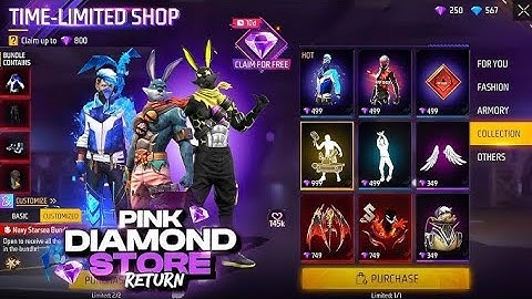 18 November Pink Diamond এক্সচেঞ্জ Event আসছে😱😱Confirm | FF Pink Diamond Store | Free Fire New Event