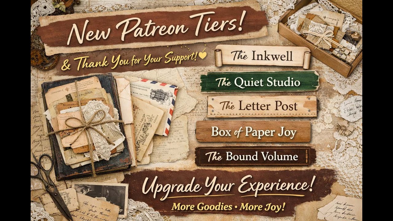 Make 1 Junk Journal Project a Month With Me!