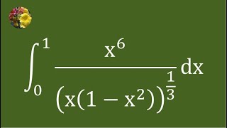 Evaluating the definite integral using Beta/Gamma functions & Euler's reflection formula (Mis-3134)
