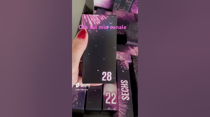 Calendario dell’avvento #maybelline ora su mio canale ❤️❤️