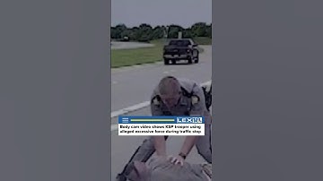 Bodycam video shows KSP trooper using alleged excessive force during traffic stop #kentuckynews