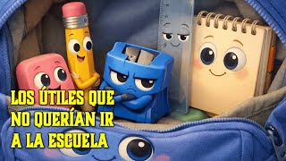 Los Útiles que No Querían Ir a la Escuela 📚✏️ | Cuento Infantil Animado con Moraleja