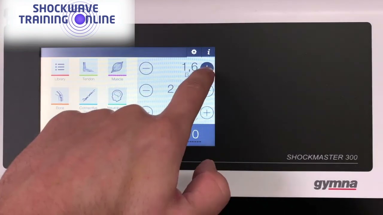  Gymna Shockmaster 300: Settings and features