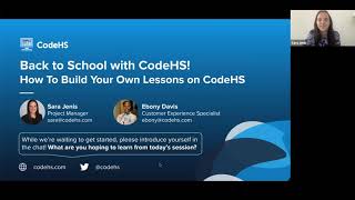 CodeHS Webinar: How To Build Your Own Assignments on CodeHS