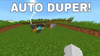 NEW AUTOMATIC DUPLICATION GLITCH IN MINECRAFT BEDROCK/ POCKET EDITION! (26.1+(