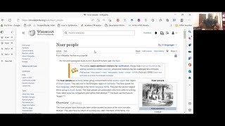 Nuer Tutorial on Wikipedia Editing and Page Creation by Dr. Bol Jock