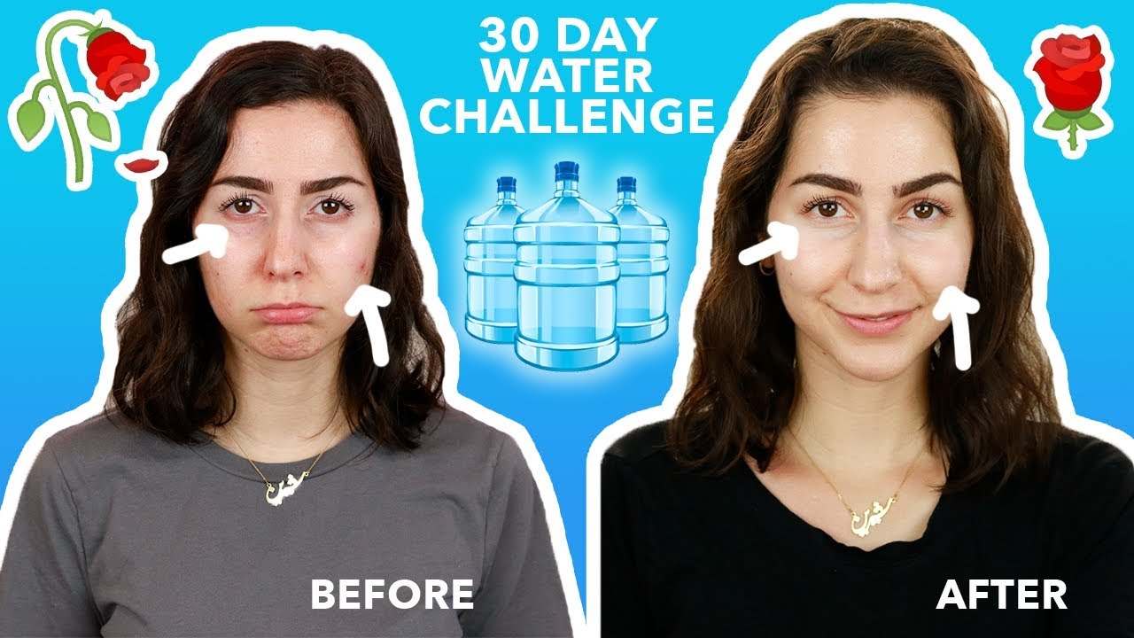 30 Day Water Challenge: I Drank 3 Liters Of Water A Day | Queenshirin -  Youtube