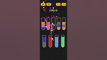 !NEW! Water Sort Puzzle Level 51 Walkthrough Solution Android/iOS