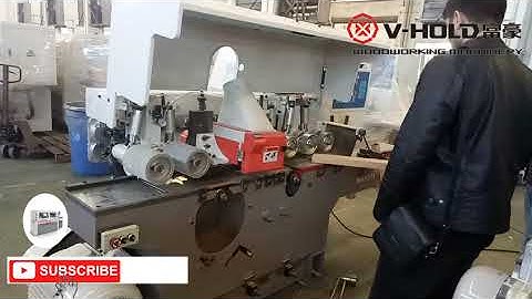VH ML9321 Double side planer with multip rip saw texting video for Foreign customers