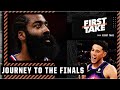 TOUGHER journey to the Finals: Phoenix Suns or Philadelphia 76ers? | First Take