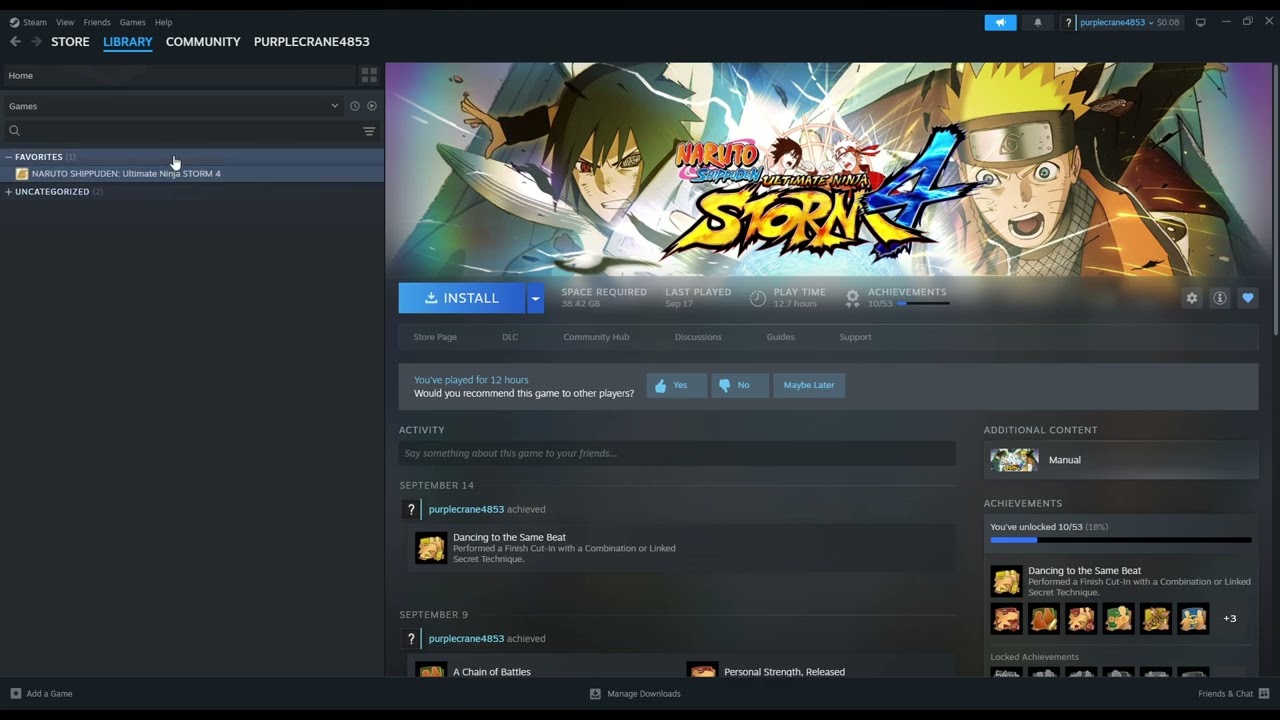 FREE STEAM ACCOUNT WITH NARUTO SHIPPUDEN ULTIMATE NINJA STORM 4