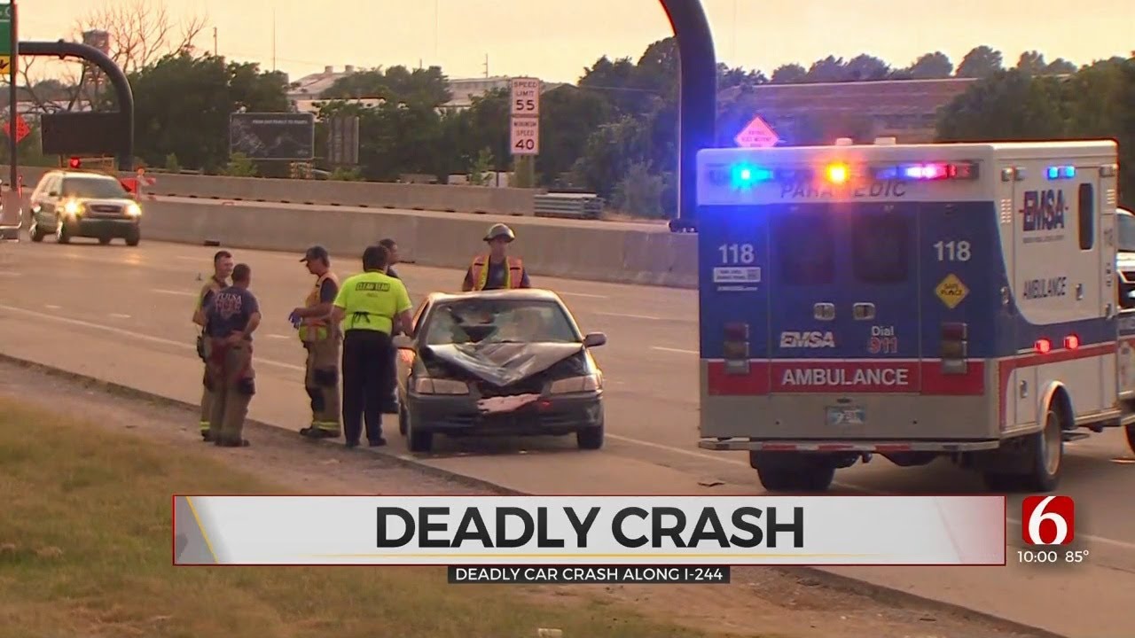 OHP: Pedestrian Was Hit, Killed By Car On I-244 - YouTube