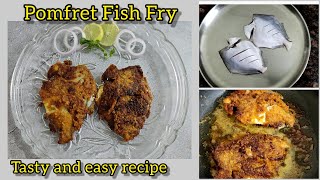 Paplet fry recipe at home | पापलेट तवा फ्राय | Fish Fry in Marathi | How to Make Fish Fry | Ep-21