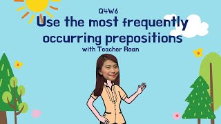 GRADE 2 | Quarter 4 Week 6 Prepositions of Place | MELC Based English | Teacher Roan