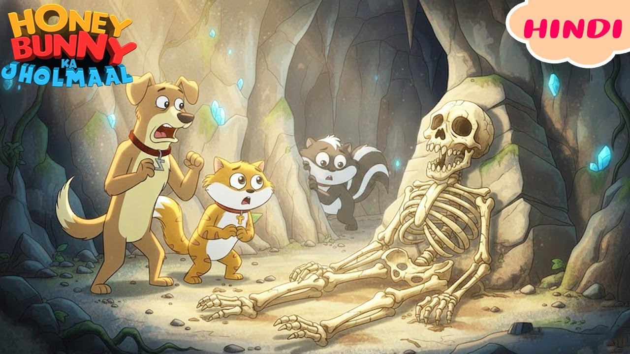 Honey Bunny को मिला सदियों पुराना कंकाल | Gags In Hindi | Kids Cartoon | Funny Video