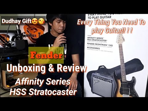Affinity Series Hss Stratocaster Unboxing and Review Fender Tagalog