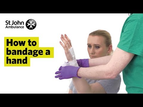 How to Bandage A Hand - First Aid Training - St John Ambulance