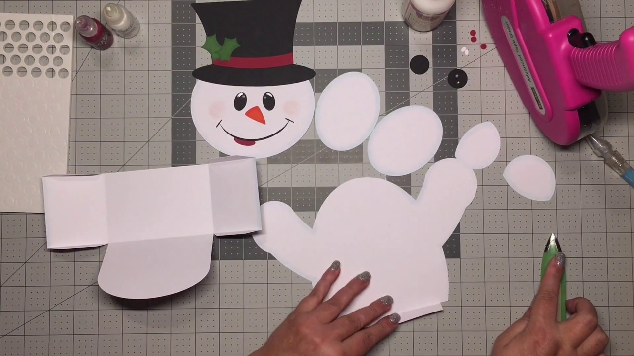 Cricut Design Space File - Assembling the Snowman Belly Box