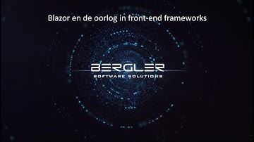 Blazor en de oorlog in front-end frameworks