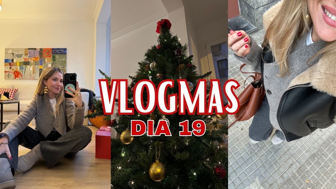 VLOGMAS 19 - Lunes de rutina, súper UNBOXING y vuelve Uri ❤️ | Julia March