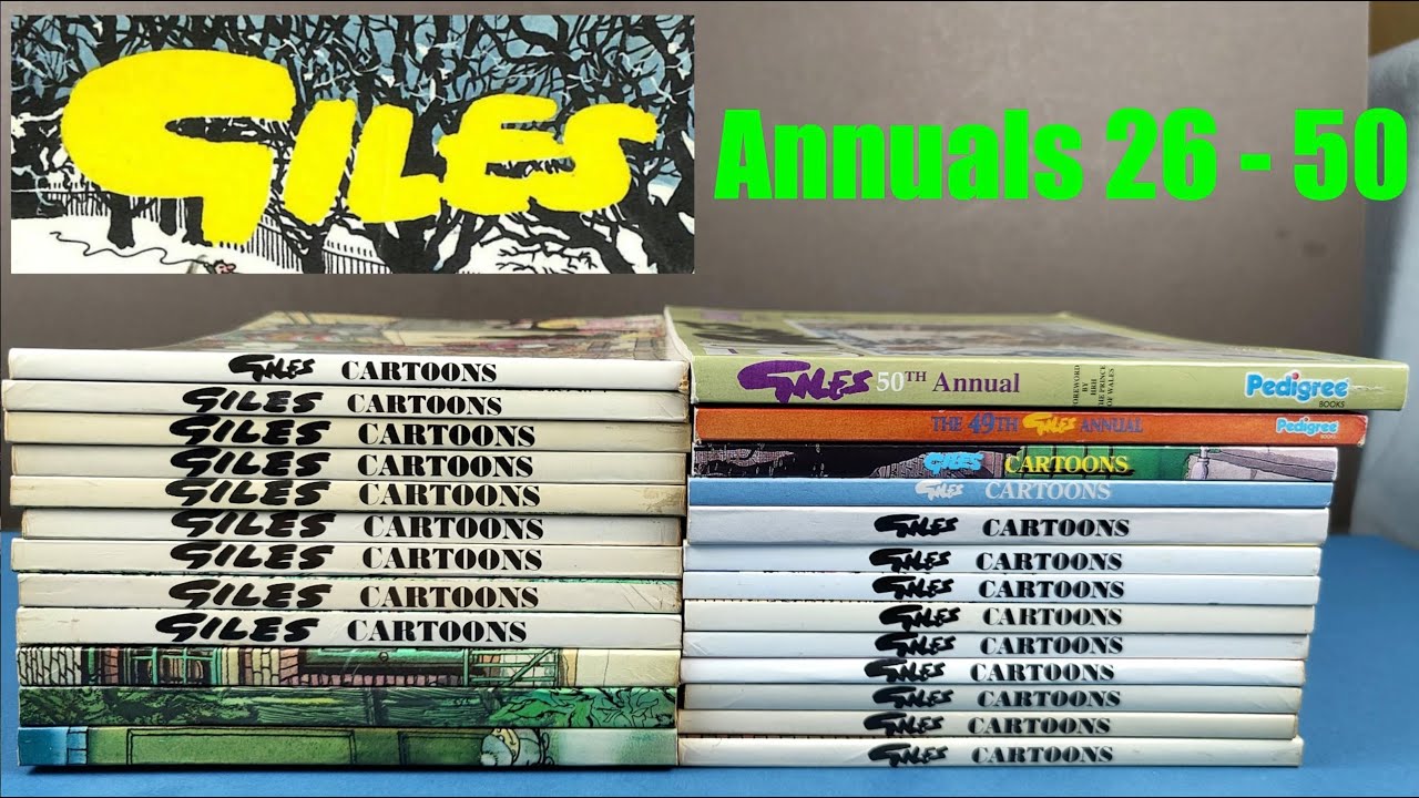 Vintage - Giles Annuals - Part Two - Annuals 26 to 50 - A Second Look Through These Iconic Books!