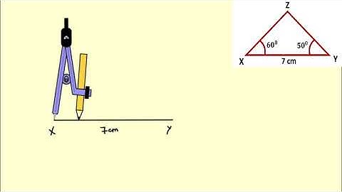Construction of Triangles (ASA & RHS)