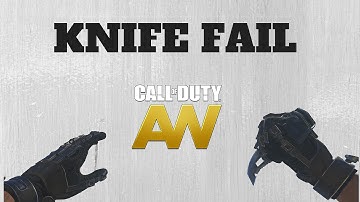 WTF Sledgehammer games!? (Call of Duty AW knife fail)