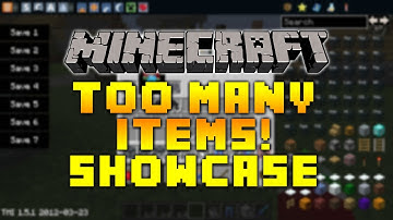 Minecraft Mod Showcase!: Too Many Items! (1.5.1)