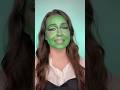 turning myself into elphaba #wicked #wickedmakeup 💚