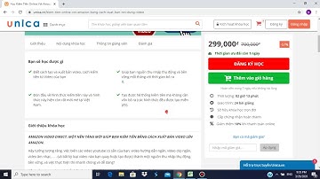 review khóa học kiếm tiền amazon video direct