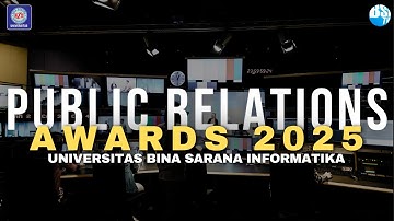 PUBLIC RELATIONS AWARDS 2025 - UNIVERSITAS BINA SARANA INFORMATIKA