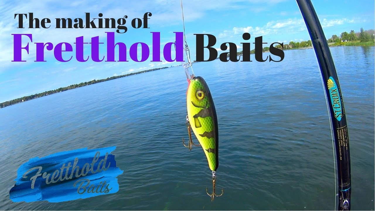 How to make a throughwire fishing lure Fretthold Baits YouTube