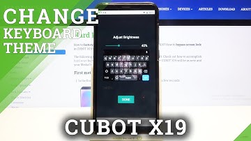 Photo as Keyboard Theme CUBOT X19 – Keyboard Look Customization