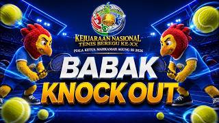 GAJAYANA | BABAK KNOCKOUT | 15 JUNI 2026 TURNAMEN TENIS BEREGU KE-XX PIALA KETUA MAHKAMAH AGUNG RI
