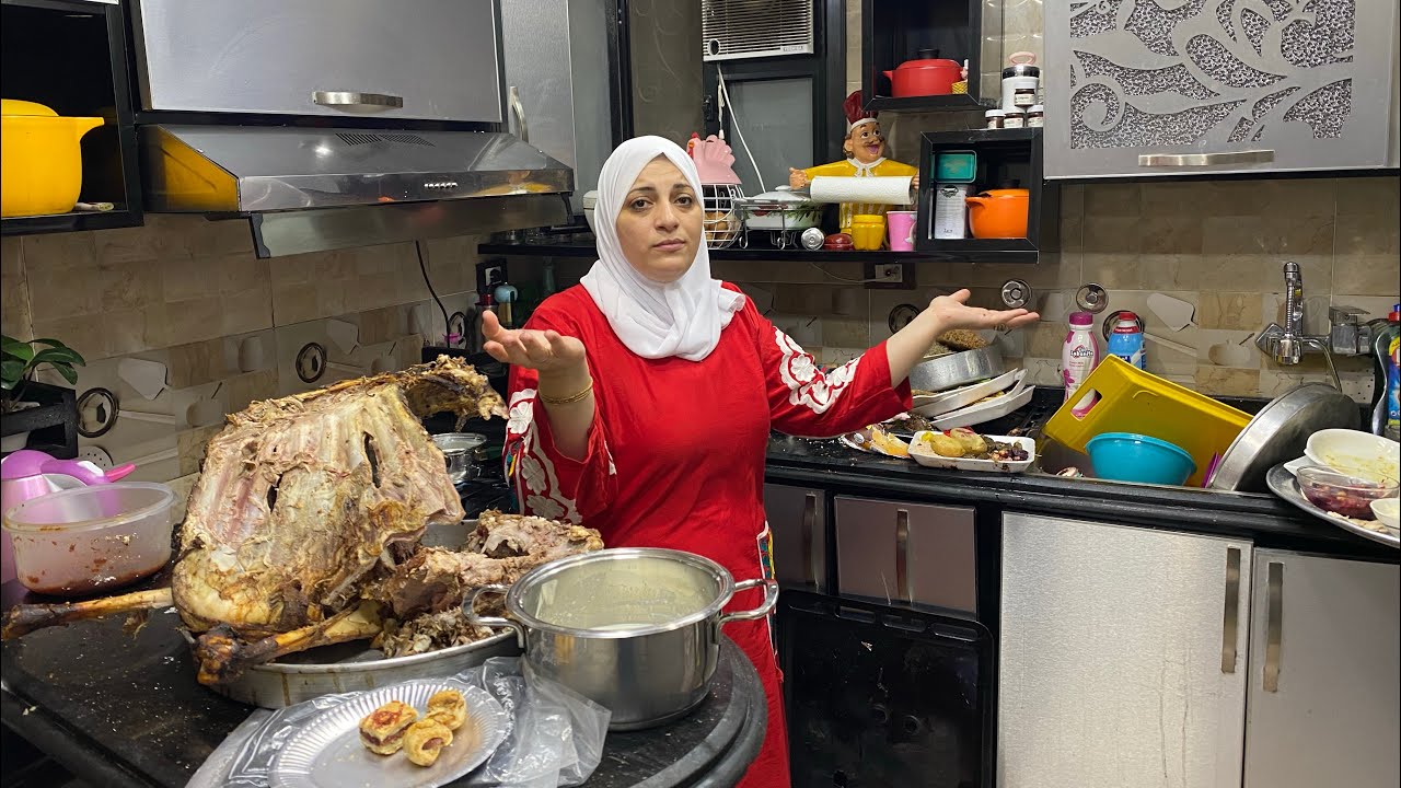 عملت العزومه وفرحت حبايبي وانا الا شيلت الاليليه كلها حكم القوي