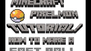 MINECRAFT TUTORIAL (how to make a fast ball PIXELMON)
