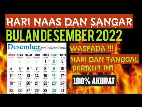 Kalender Bulan Desember 2022