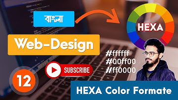#12 Hexadecimal color format in html | Web design course | Bangla