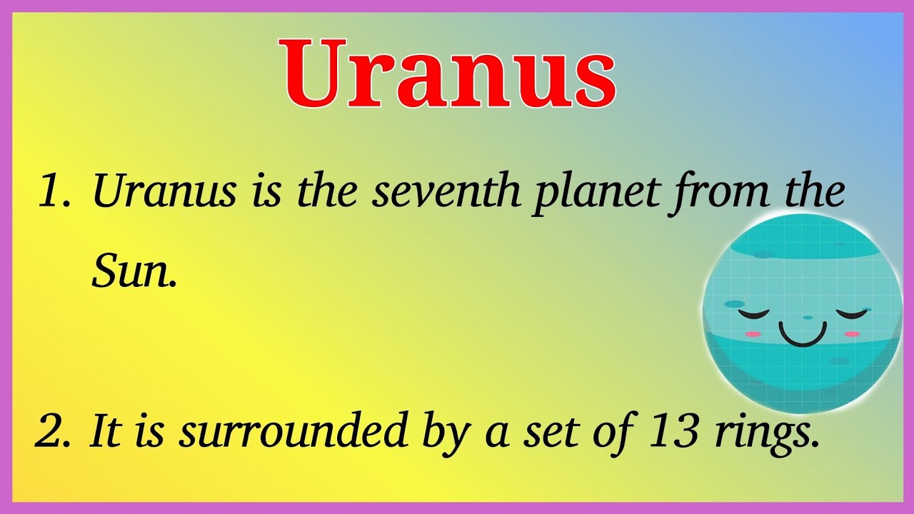 5 paragraph essay on uranus