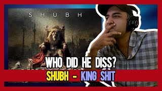 PAKISTANI RAPPER REACTS to Shubh - King Shit (Official Audio)