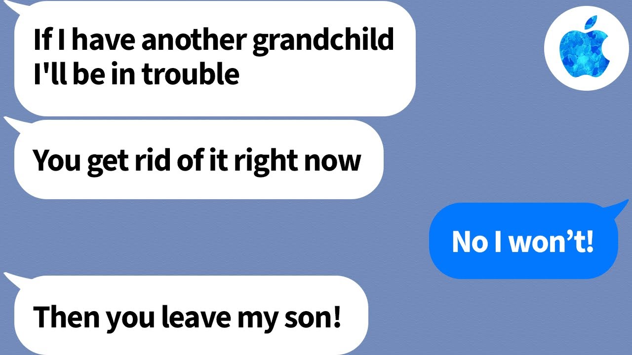 【Apple】Пять лет спустя она посоветовала мне развестись с ее сыном и избавиться от ребенка.