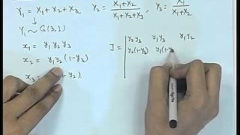 Mod-01 Lec-22 Transformations of Random Vectors
