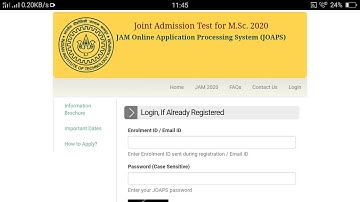 IIT JAM 2020 Admit Card released at joaps.iitk.ac.in